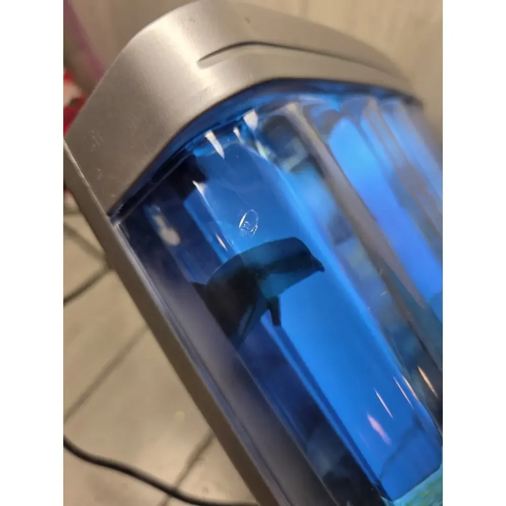 Vtg Artificial Dolphin Decorative Moving Aquarium Lamp Virtual Ocean Motion